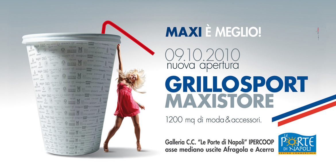 Maxiposter Grillo Sport